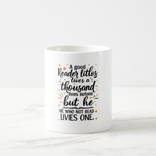 Book Lovers  Coffee Mug (Center)
