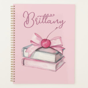 Book Lovers Coquette Pretty Pink Planner