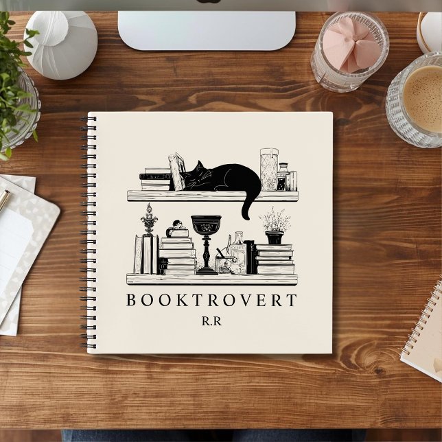 Book Lover's Cosy Bookcase Booktrovert Monogram (Creator Uploaded)