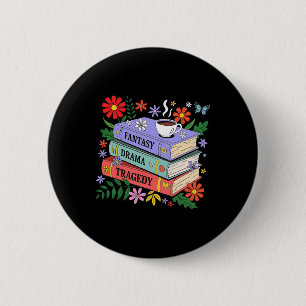 Book Lovers Fantasy Drama Tragedy Subtle 8647 Trum 6 Cm Round Badge