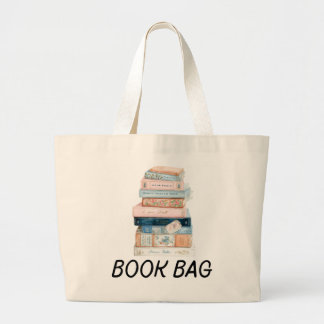 Book Lover's  Large Tote Bag