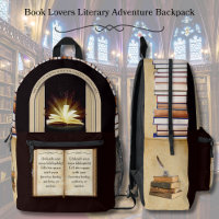 Book Lovers Literary Adventure Backpack