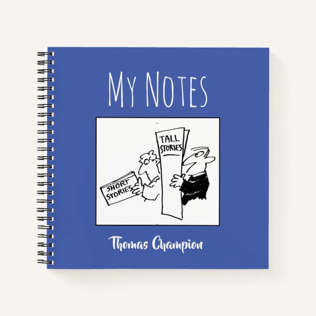 Book Lover's Personalised Notebook (Front)