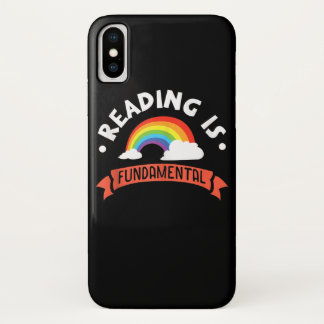 book lovers reading is fundamental Case-Mate iPhone case