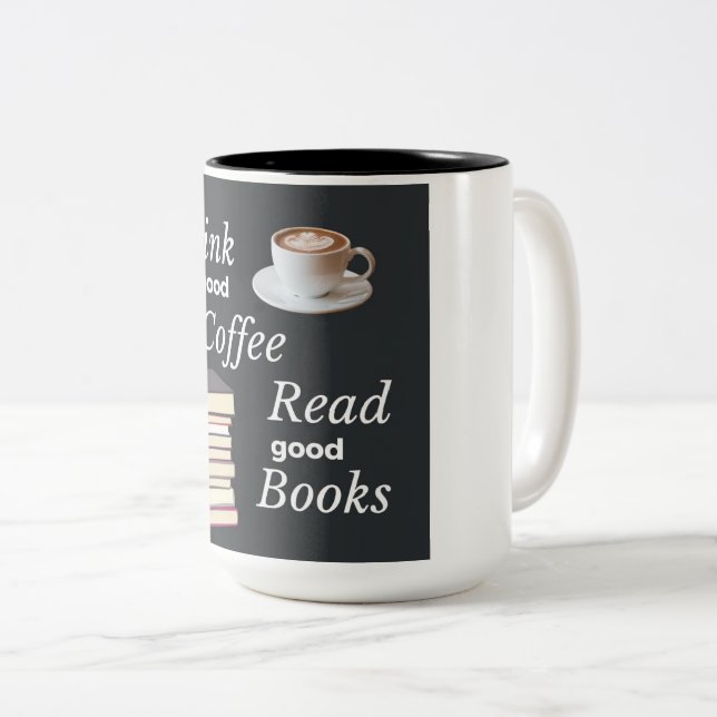 Book lovers reading mug (Front Right)