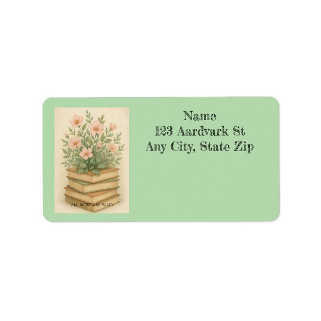 Book Lovers Return Address Labels (Front)