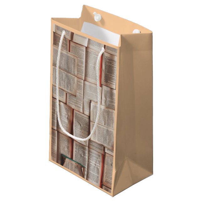 Book Lovers Small Gift Bag (Front Angled)