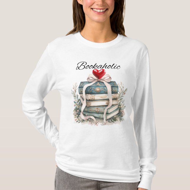  Book Lovers Sweater, Books Sweater, Bookworm Gift T-Shirt (Front)