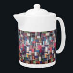 Book Lovers Teapot<br><div class="desc">A book lovers delight of vintage and rare books gathered together to create a unique pattern.</div>