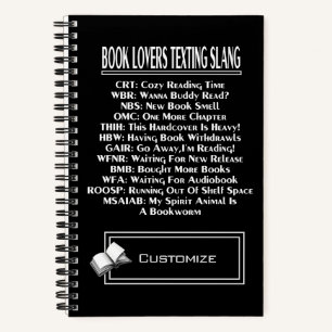 Book Lovers Texting Slang Light Text