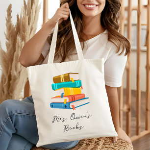 Book Lovers Women Librarian Bookish Readers Custom Tote Bag