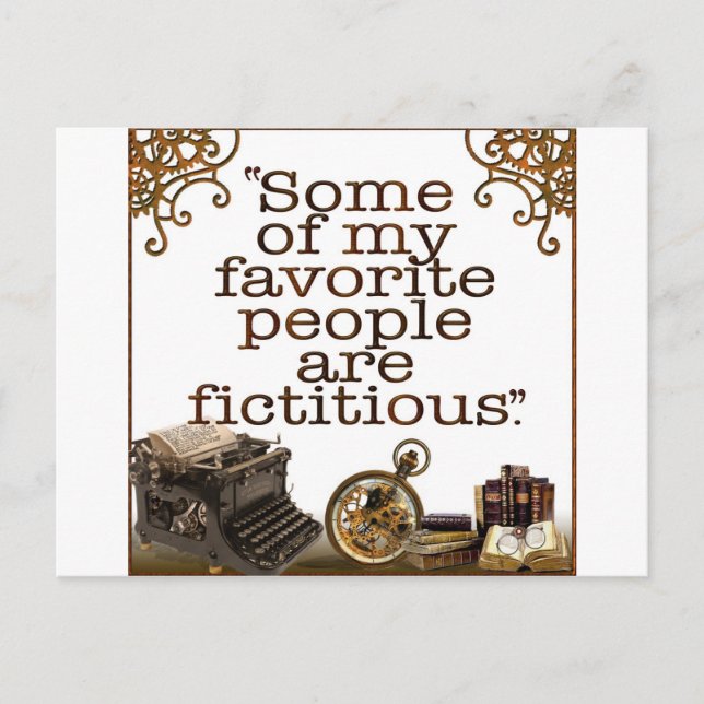 Book Lovers / Writers & Authors Postcard (Front)