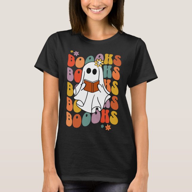 Book Loving Ghost T-Shirt (Front)