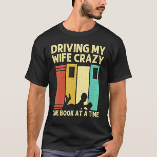 Book  Men Dad Reading Readers Librarian T-Shirt