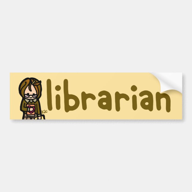 book mobile. bumper sticker (Front)