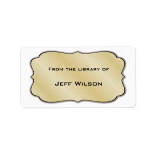 Book Nameplate Labels