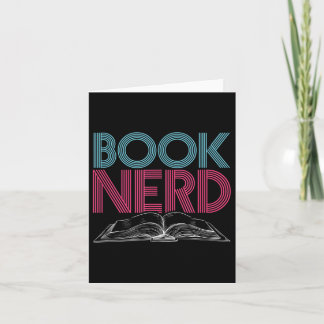 Book Nerd Funny Graphic Inspirational Reading Quot Card