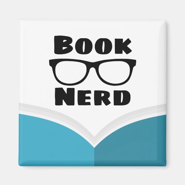 Book Nerd Magnet (Front)
