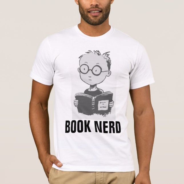 BOOK NERD, Men's T-shirts (Front)