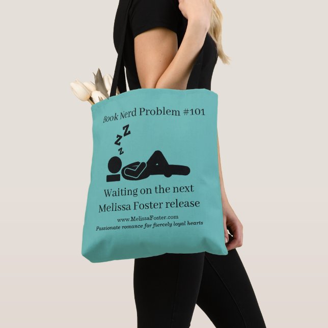 Book Nerd problem #101 Tote (Close Up)