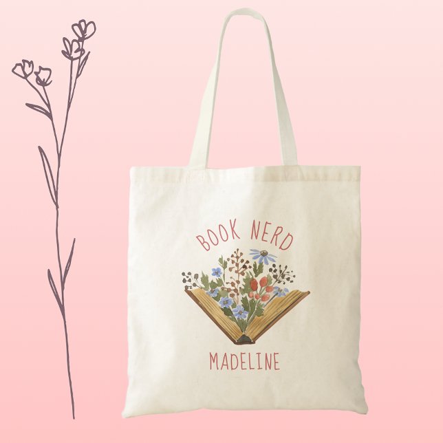 Book Nerd  Tote Bag (Creator Uploaded)