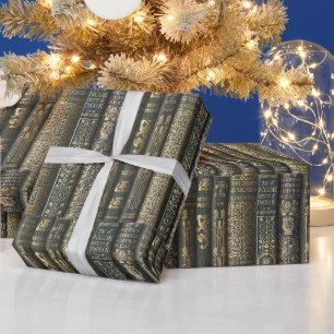 Book Nook Bibliophile Wrapping Paper