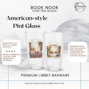 Book Nook Iced Tea Glass