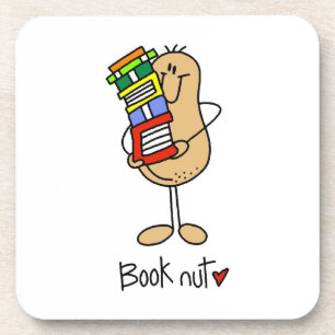 Book Nut T-shirts and Gifts Coaster