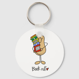 Book Nut T-shirts and Gifts Key Ring