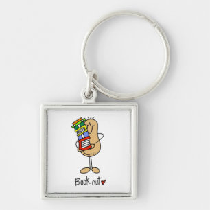 Book Nut T-shirts and Gifts Key Ring