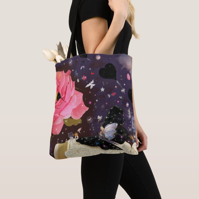 Book of Fairy Tales Tote Bag (Close Up)