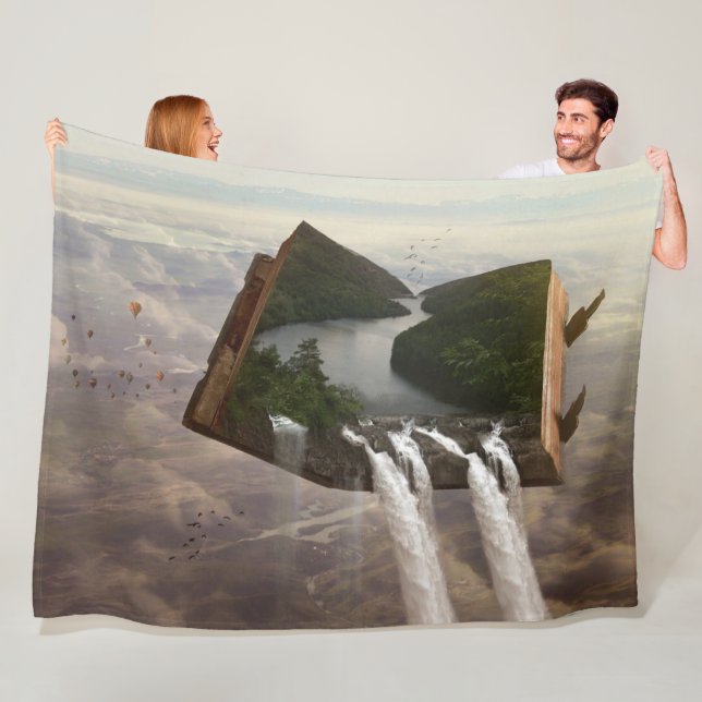 BOOK of FANTASYS Fleece Blanket (In Situ)