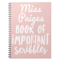 BOOK OF IMPORTANT SCRIBBLES