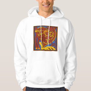 Book Of Kells Celtic Knot Mediaeval Bird Hoodie