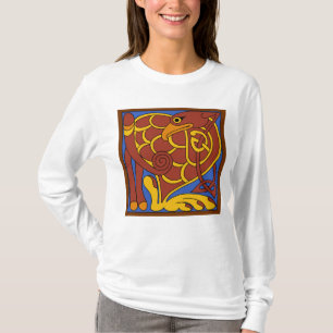 Book Of Kells Celtic Knot Medieval Bird T-Shirt