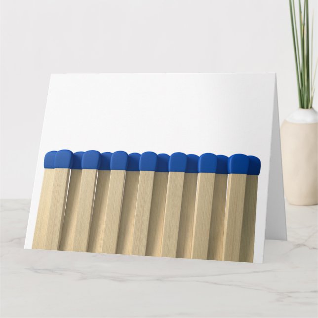 Book Of Open Matches Card (Front)