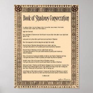BOOK of SHADOWS CONSECRATION Poster
