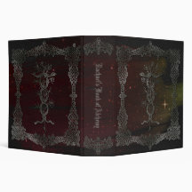 Book of Shadows Cosmic Alchemy Gothic Red Witch