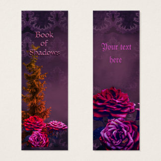 Book of Shadows Gothic Personalised  Bookmark