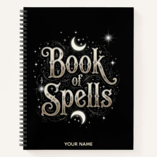 Book of Spells Lined Notebook - Witch's Grimoire &