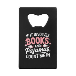 Book & Pajamas Humorous Book Lover Funny Reading B