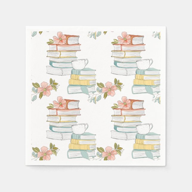 Book Party Napkins (Front)