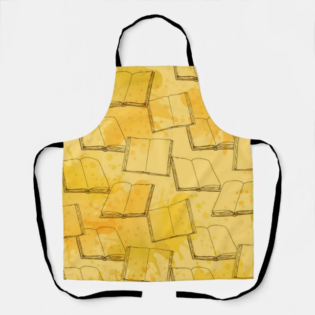 Book pattern apron (Front)