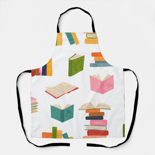 Book pattern apron (Front)