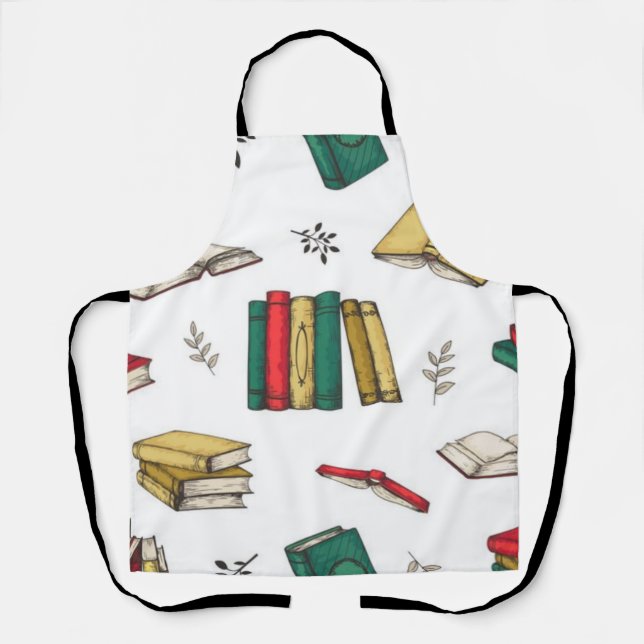 Book pattern apron (Front)