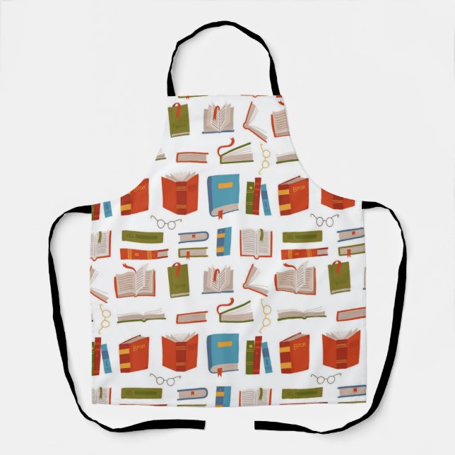 Book pattern apron (Front)