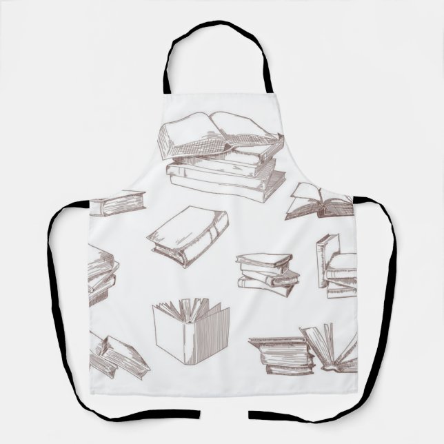 Book pattern apron (Front)