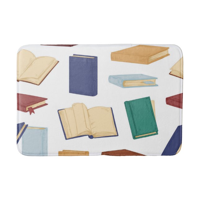 Book pattern bath mat (Front)