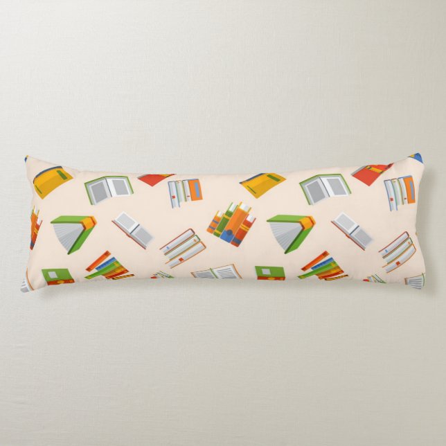 Book pattern body cushion (Front)