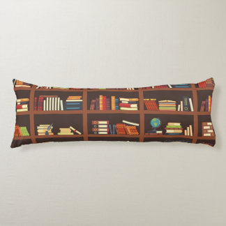 Book pattern body cushion